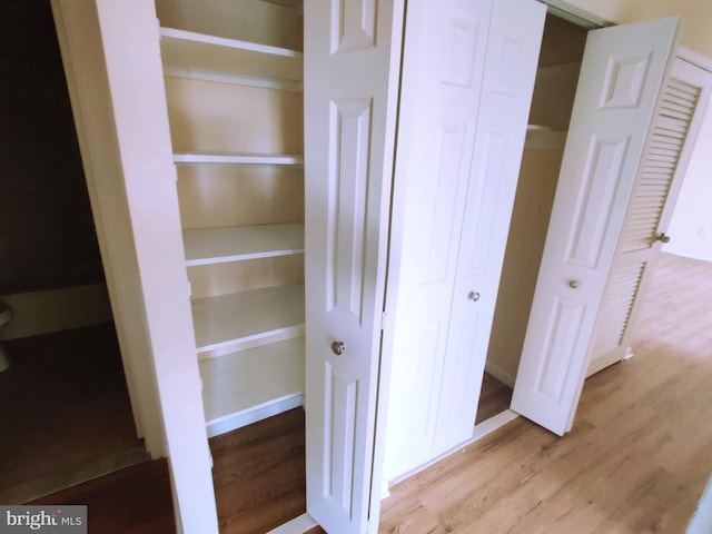 view of closet