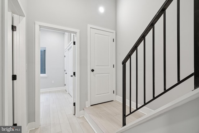 interior space featuring hardwood / wood-style flooring