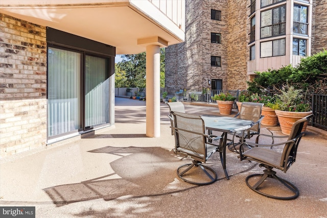 view of patio