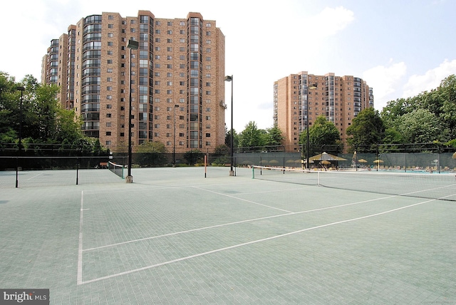 view of sport court