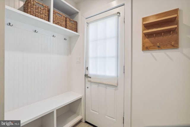 mudroom featuring plenty of natural light