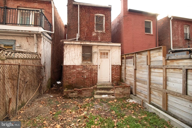 view of rear view of house