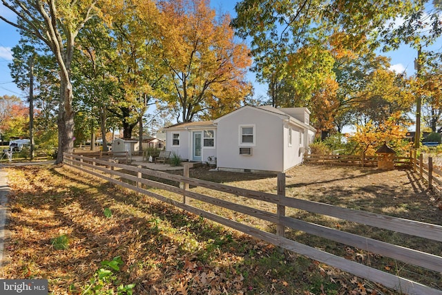 view of side of property