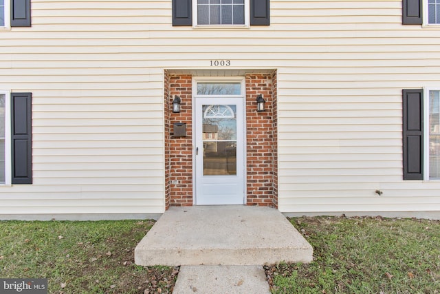 view of entrance to property