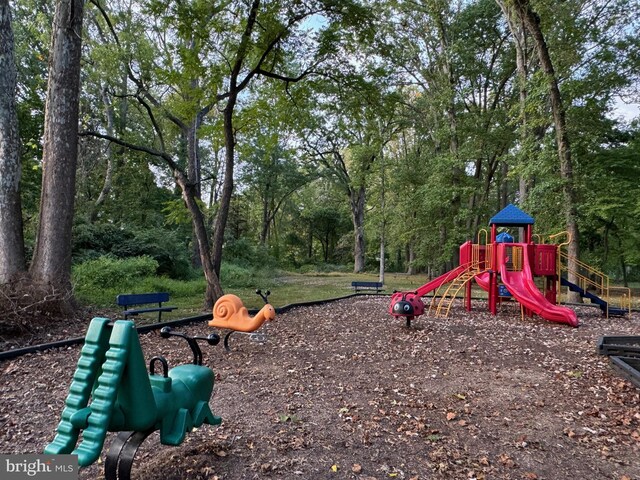 view of play area