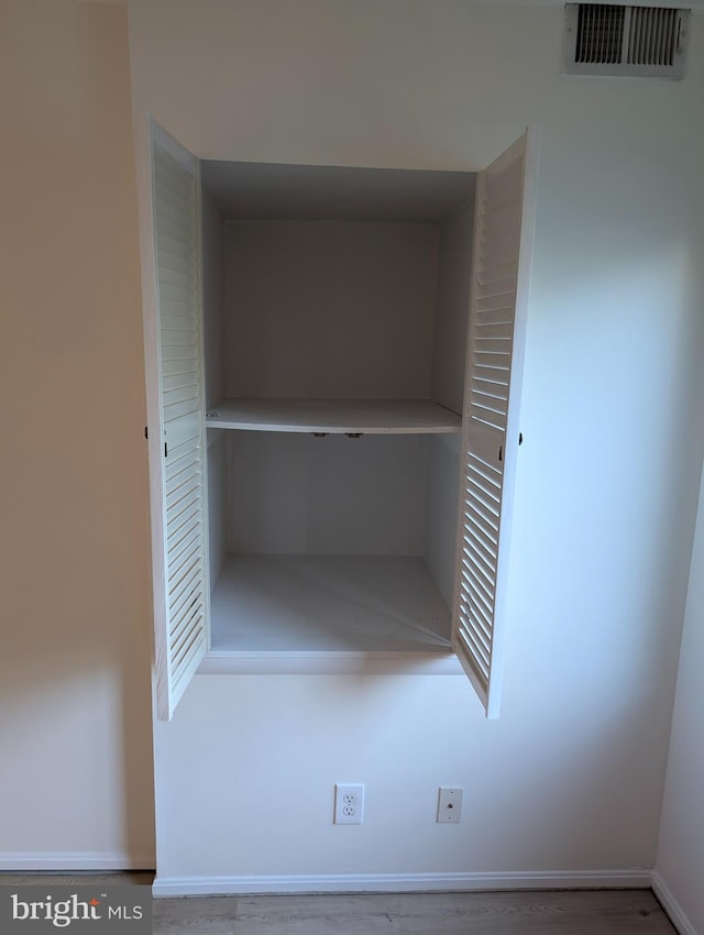 view of closet