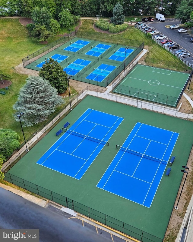 view of sport court