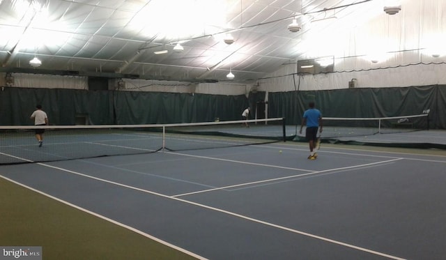 view of tennis court