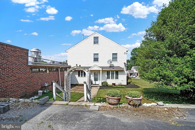 view of rear view of house