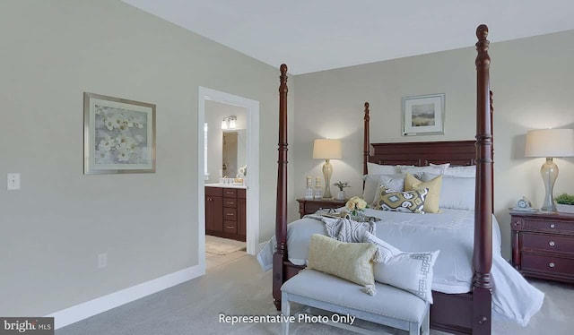 120 Forge Dr, Lebanon, PA 17042 - carpeted bedroom featuring connected bathroom