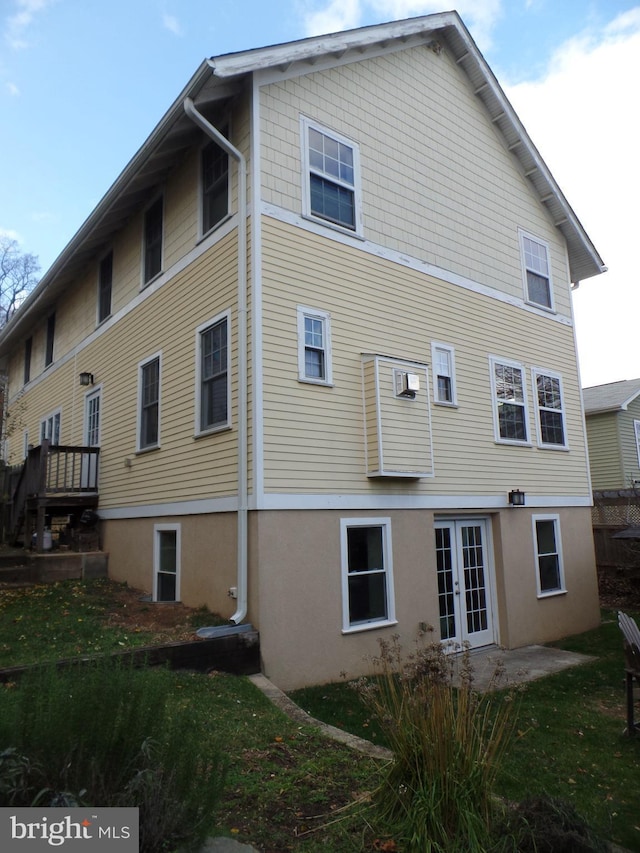 view of rear view of property