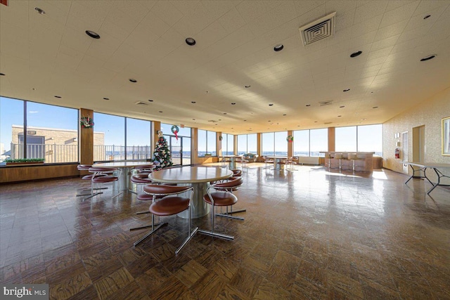 view of dining area