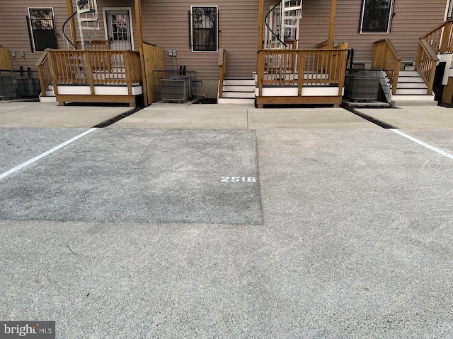 view of patio with central AC unit