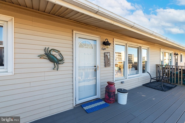 view of deck