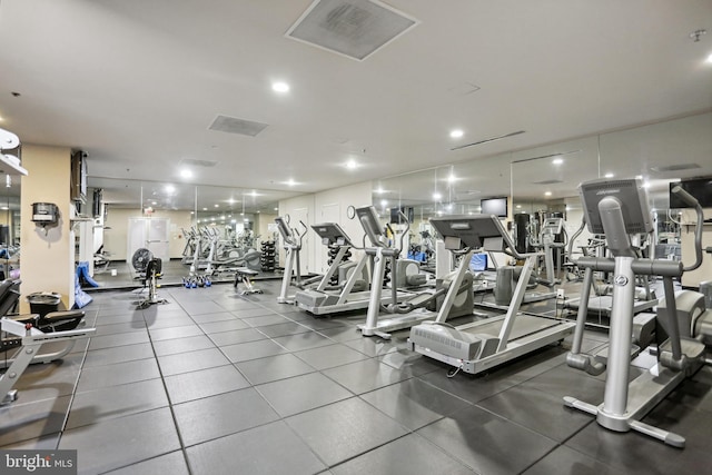 view of workout area