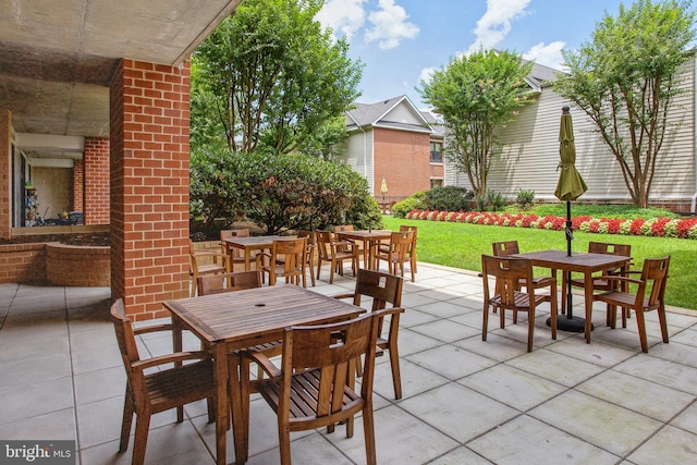 view of patio