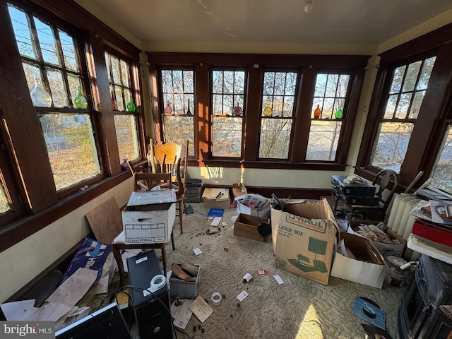 sunroom featuring a wealth of natural light