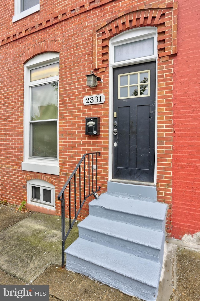 view of entrance to property