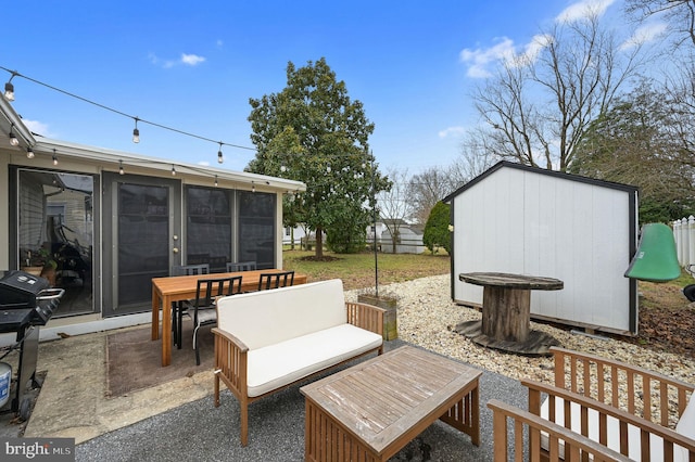 view of patio / terrace with outdoor lounge area