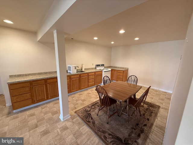 view of dining area