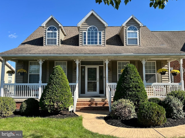 view of front of house with a porch