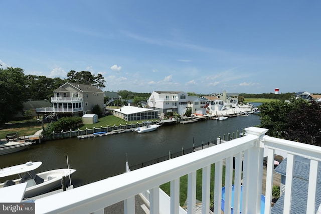 property view of water