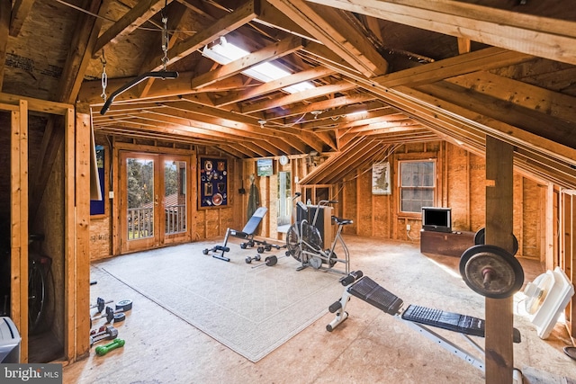 view of workout room