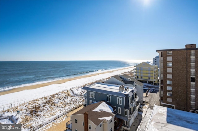 water view with a beach view