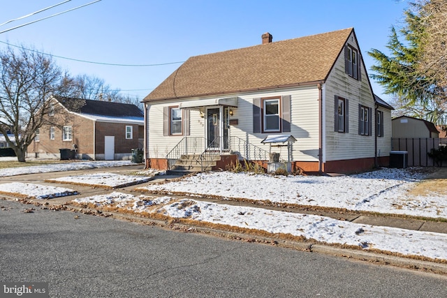 view of front of home