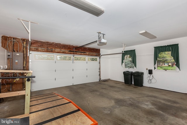 5 S Lake Way, Reisterstown, MD 21136 - garage featuring electric panel and a garage door opener