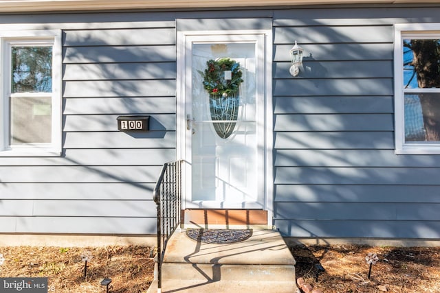 view of entrance to property