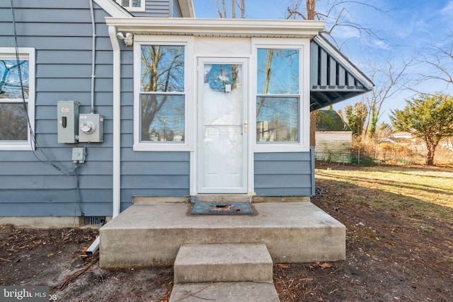 view of entrance to property