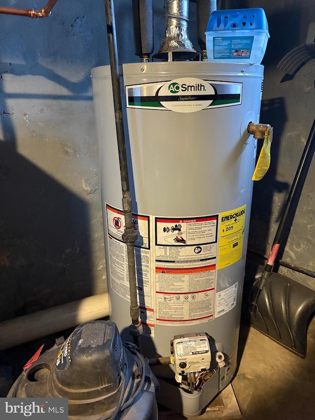 utilities with gas water heater