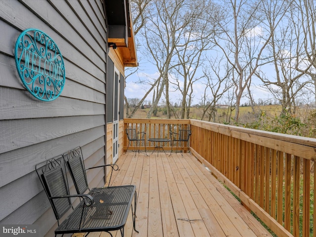 view of deck