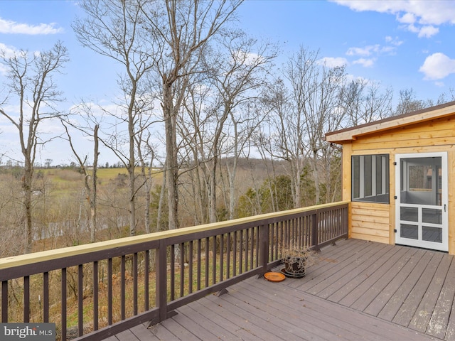 view of deck