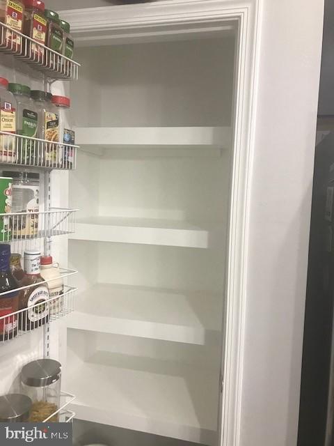 view of pantry