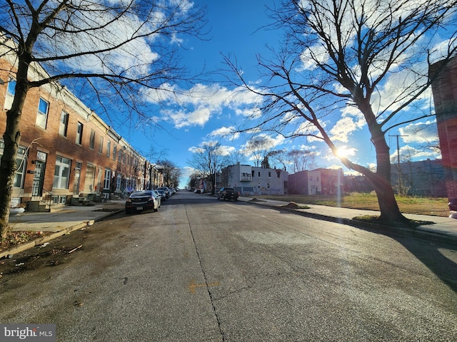 view of road