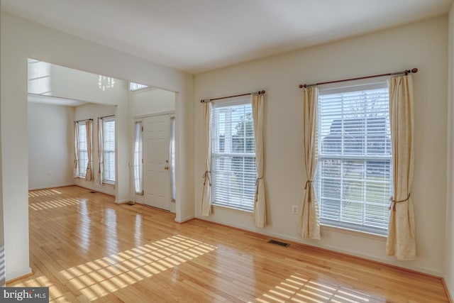 entryway featuring light hardwood / wood-style flooring