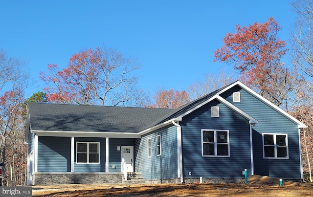 view of front of home