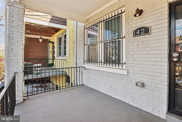 view of patio / terrace featuring a porch