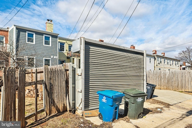 view of property exterior