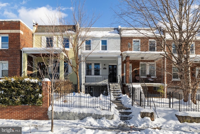 multi unit property featuring covered porch