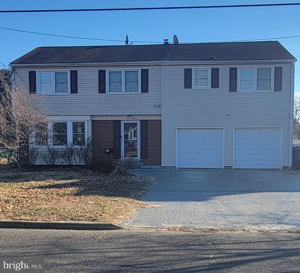 front facade featuring a garage