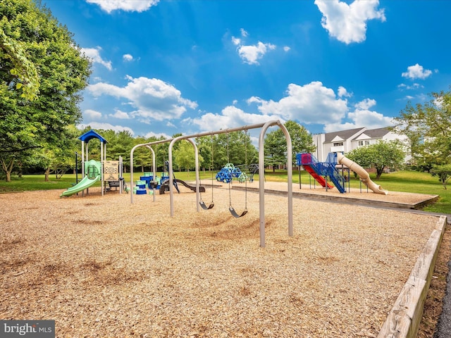 view of communal playground