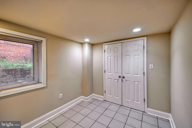 view of tiled entrance foyer