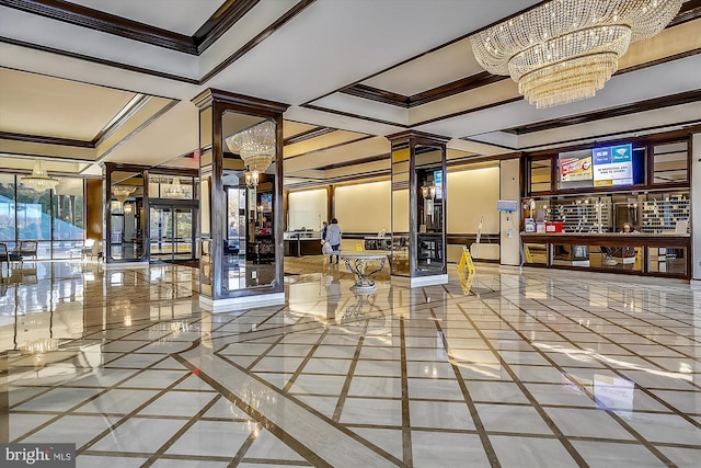 view of community lobby