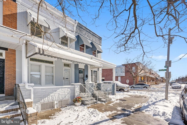 view of front of home