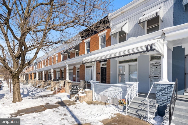 view of front of home