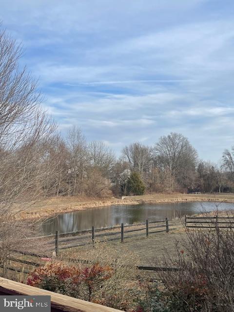 view of water feature