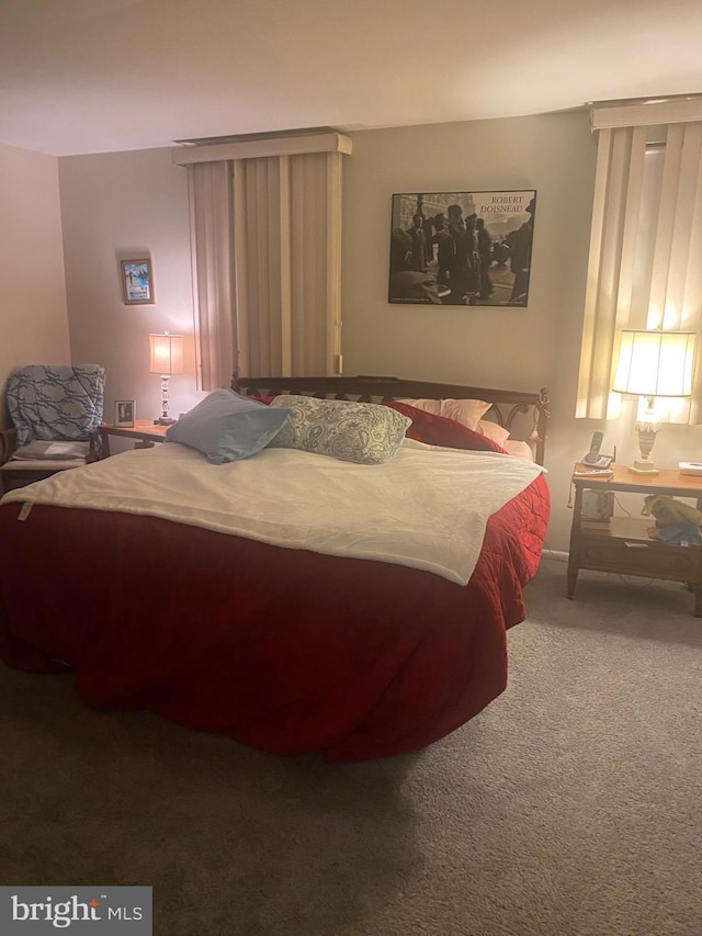 bedroom featuring carpet flooring